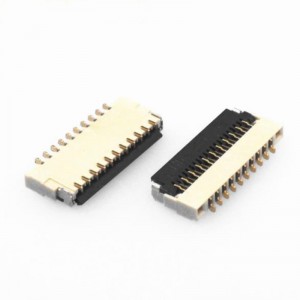 0.3G-WTX-nP-H1.0 Flip Lock FPC Connector 0.3mm Pitch SMT