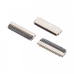 0.3G-WTX-nP-H1.0 Flip Lock FPC Connector 0.3mm Pitch SMT