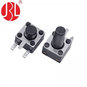 TS-06204B 4,5 × 4,5 мм Тактильный переключатель DIP под прямым углом