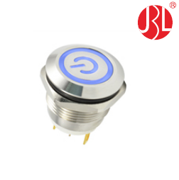 PBM19 11M C NNN S0 S Metal push button switch SPST OD19mm lock or non lock with LED