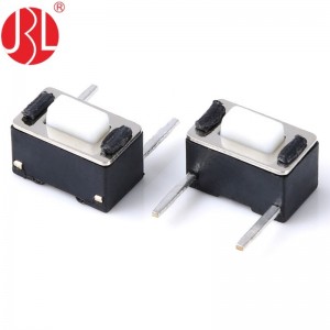 TC-00303B 6,00 mm x 3,50 mm Tastschalter DC 12 V 0,05 A Durchsteckmontage, rechtwinkliger DIP-Typ