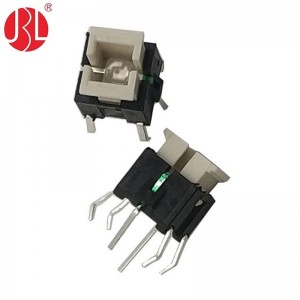 TD03-1D 6,00 mm x 6,00 mm Interruptor tátil iluminado 6 pinos As cores do led podem ser personalizadas