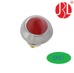 PBM12 11M RR NNN S0 S Metal push button switch SPST OD12mm lock or non lock without LED