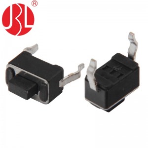 TC-00302 3,5*6 Interruptor tátil SPST-NO tipo DIP vertical atuado pelo orifício passante superior