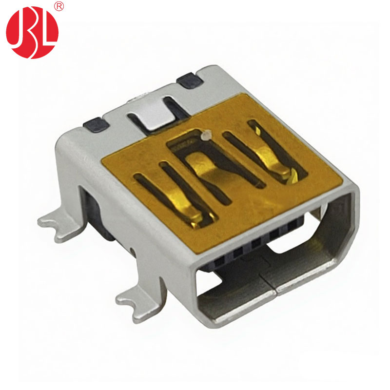 10 Pin USB Mini B Female Connector Surface Mount