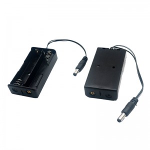 18650S2-DC5521 18650 Battery Holder 2 Cells with DC Plug