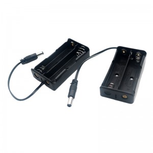 18650S2-DC5521 18650 Battery Holder 2 Cells with DC Plug