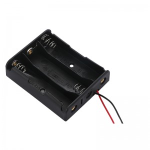 18650S3-W 3 Cell 18650 Battery Holder with Wire Leads