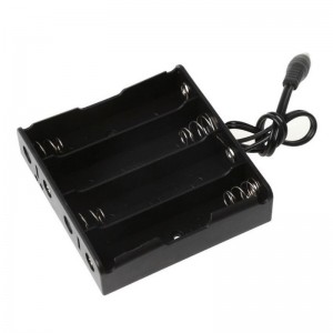 18650S4-DC5521 18650 Battery Holder 4 Cells with DC Plug