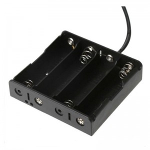 18650S4-DC5521 18650 Battery Holder 4 Cells with DC Plug