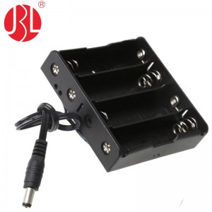 18650S4-DC5521 18650 Battery Holder 4 Cells with DC Plug