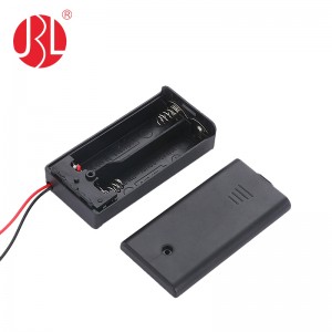 Custom 2 AA Battery Holder Box Wire Assembly