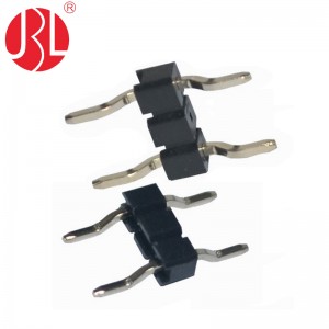 Custom Single Row Pin Header 2.54mm Pitch Surface Mount Right Angle