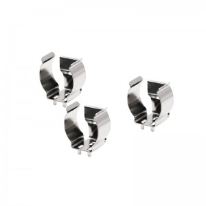 247-BC-1717-N 18650 Battery Contact Clip Through Hole
