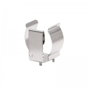 247-BC-1717-N 18650 Battery Contact Clip Through Hole