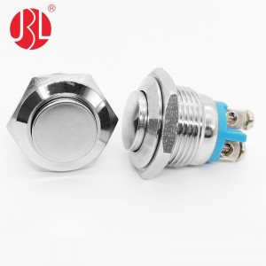 JBL16G-G0 16mm Anti Vandal Switch Momentary Screw Terminal