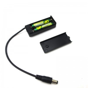 2AAA-DC5521 2 AAA Battery Holder with DC Plug