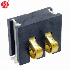 3.0mm Pitch Spring Battery Connector Surface Mount Right Angle