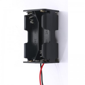 4 AA Battery Holder Back to Back with Wire Lead