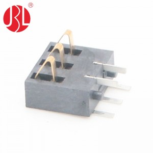 3.0mm Pitch Spring Battery Connector 3Way THT Hole Right Angle