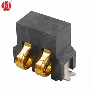 3.0mm Pitch Spring Battery Connector Surface Mount Right Angle
