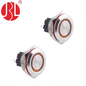 Custom Ring Illumination 30mm Flat Push Button Switch