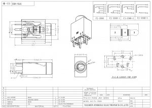PJ-358H Prise audio 3,5 mm DIP vertical 5 broches DC12V 1A Prise stéréo