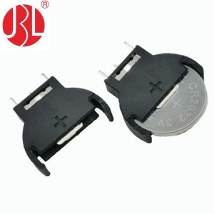 3 Postion Spring Battery Connector Vertical Through Hole