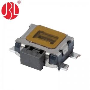 TS-1186F 4,7 × 2,9 mm Interruptor tátil de pressão lateral Montagem em superfície Asa de gaivota DC12V 0,05A