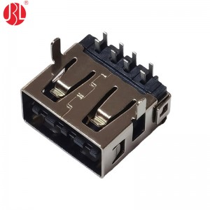 USB-AD-RG70-D USB 2.0 Type A Jack THT Hole Right Angle