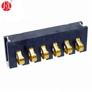 3.0mm Pitch Spring Battery Connector Surface Mount Right Angle