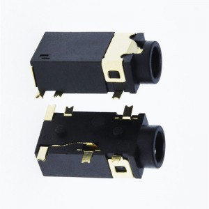 PJ-3160A Prise audio 3,5 mm DC12V 1A SMD Prise stéréo 6 broches SJ2-35894D-SMT-TR SJ2-35894B-SMT-TR