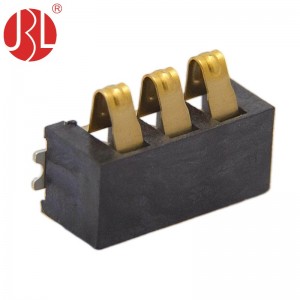 BC-15 Series 2.5mm Pitch Spring Battery Connector SMT Right Angle