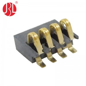 BC-16-nP220-R125 Series 1.6mm Pitch Spring Battery Connector SMD