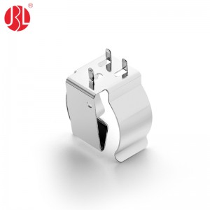 BC-18650-1721-NI 18650 Battery Contact Clip THT Hole