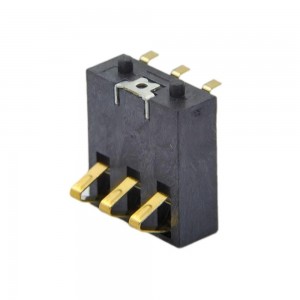 BC-30-3PD100 Kundenspezifischer Feder-Batterieanschluss 3 Positionen SMD rechtwinklig