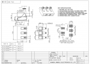 BC-35-3P240 Custom Spring Battery Connector 3 Позиция SMT