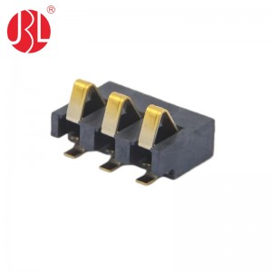 BC-35-3P240 Custom Spring Battery Connector 3 Position SMT