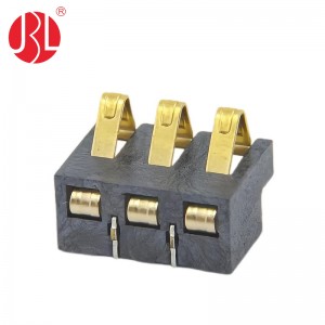 BC-35-3P350 Custom Spring Battery Connector 3 Position SMT