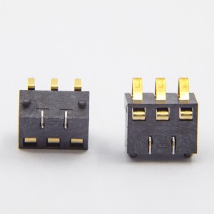 BC-35-3PD450 Custom Spring Battery Connector 3 Position SMT