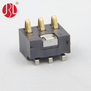 BC-75-3PD-750 Connecteur de batterie à ressort personnalisé CMS 3 positions