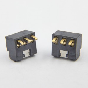 BC-75-3PD-750 Custom Spring Battery Connector SMT 3 Position