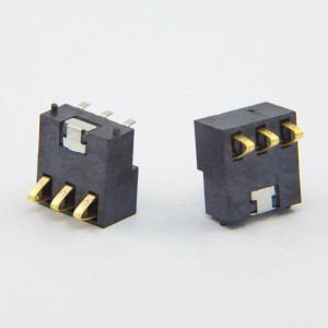 BC-75-3PD800 Conector de bateria de mola personalizado SMT 3 posições