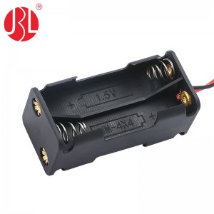 BH4AAA2WL 4 AAA Battery Holder Back to Back