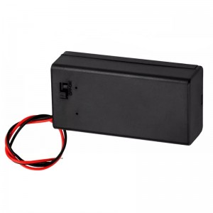 BH9V1CW 9V Battery Holder with Switch & Cover Wire Lead