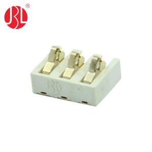 BT-003BE 3 Way Spring Battery Connector 4.1mm Pitch SMT