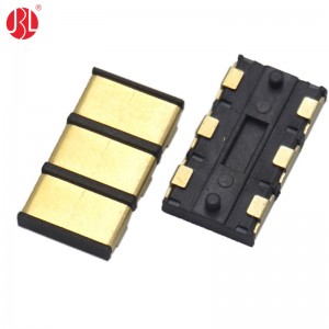 BT-0720-nPD190 4.0mm Pitch Spring Battery Connector Surface Mount
