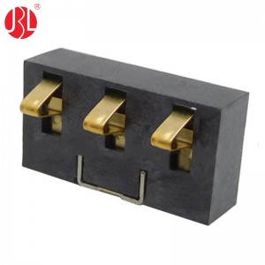 BT-19 Series 5.0mm Pitch Spring Battery Connector Surface Mount Right Angle