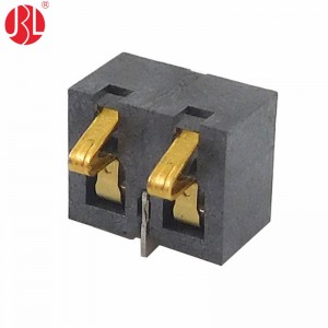 BT-19 Series 5.0mm Pitch Spring Battery Connector Surface Mount Right Angle