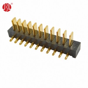 BT-200D-M-nPW 2.0mm Pitch Blade Type Male Power Connector THT Hole RA